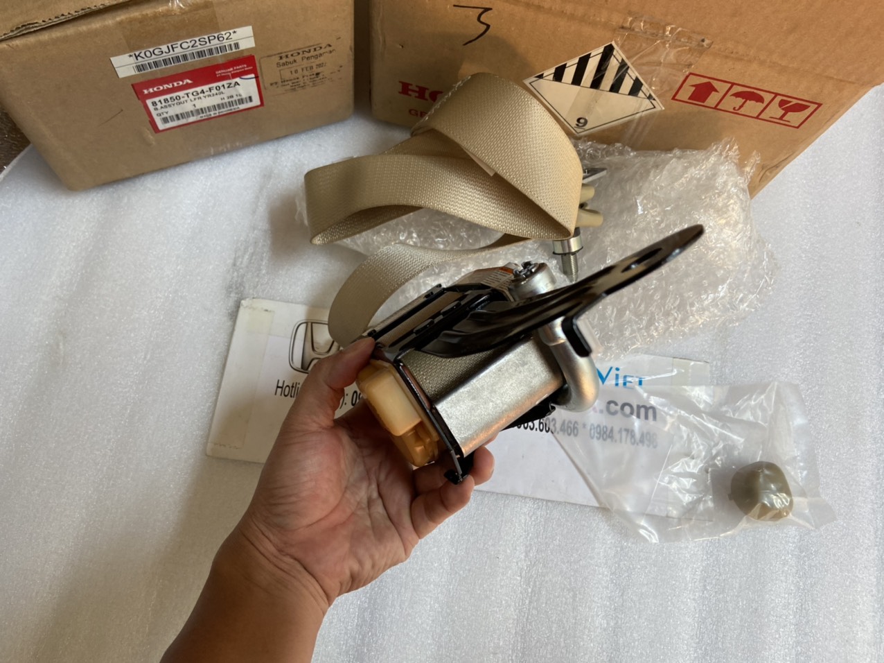 Dây đai an toàn ghế trước xe Honda CRV 2013-2017